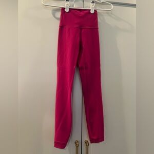 Lululemon Athletica Women's Dark Pink Leggings